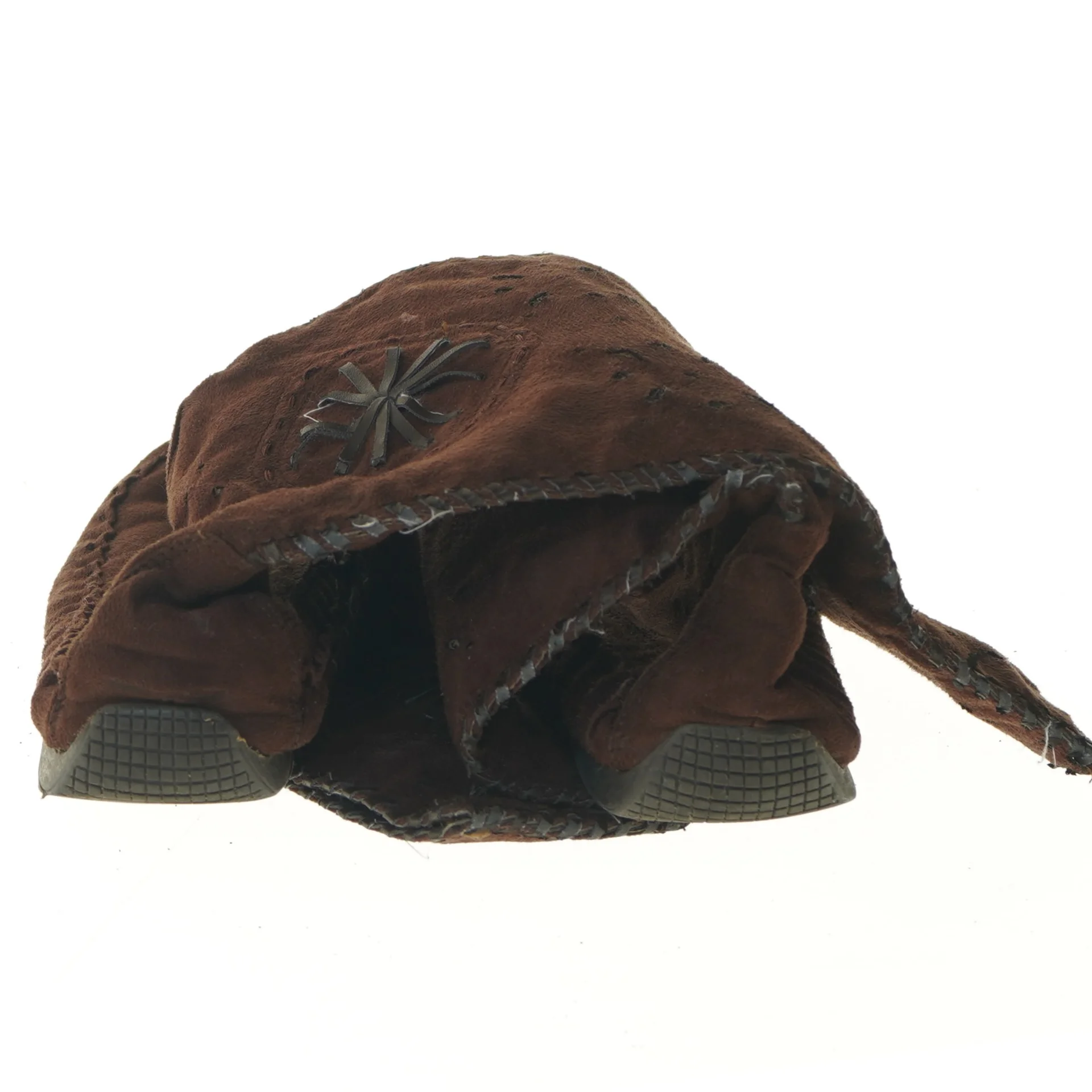 Brune støvler med mønster (str. længde 28 cm)