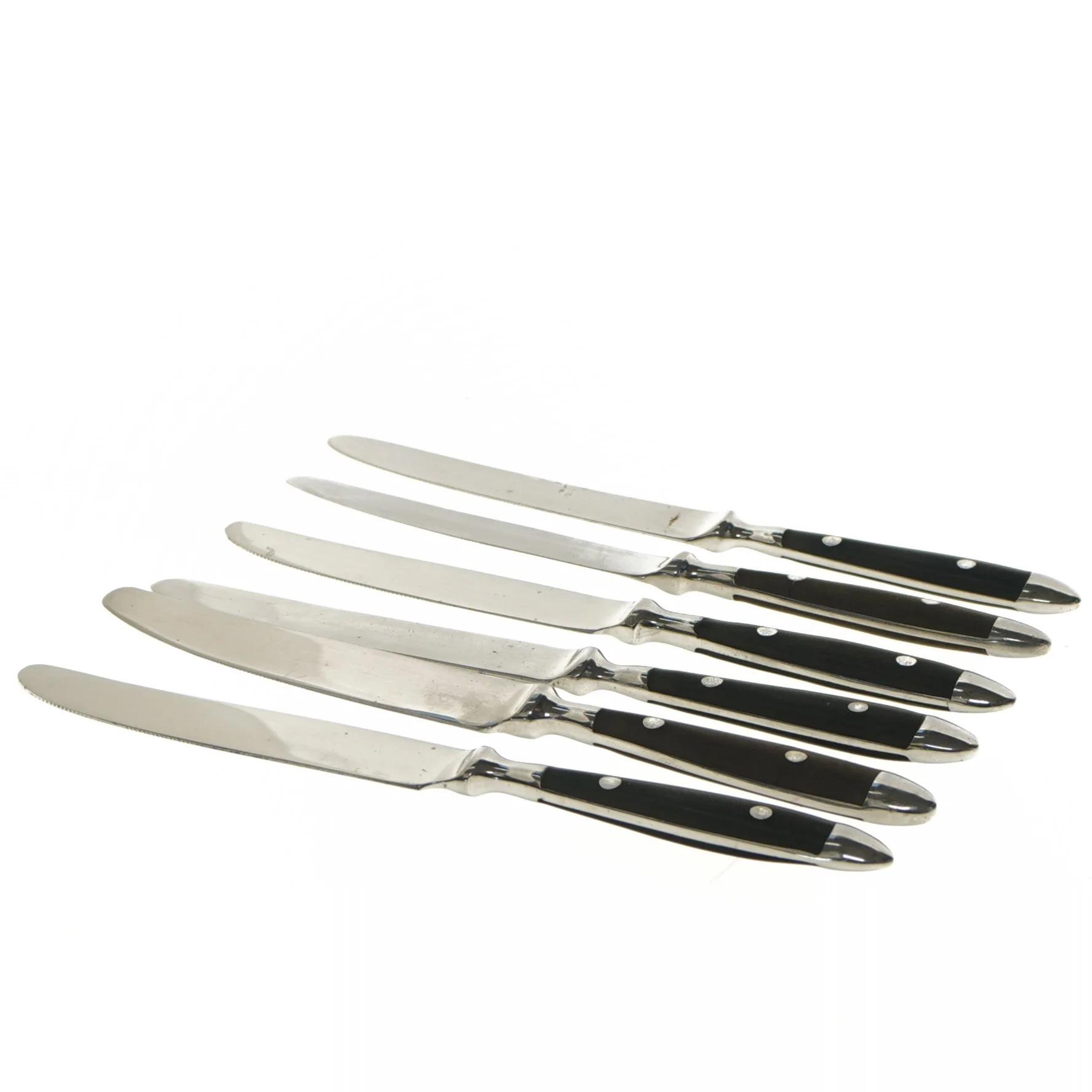 Sæt af 6 smørknive (str. 6 styk, 21,5 cm)