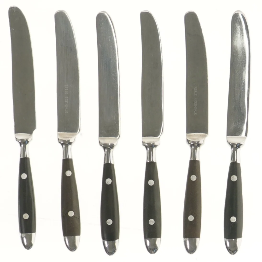 Sæt af 6 smørknive (str. 6 styk, 21,5 cm)