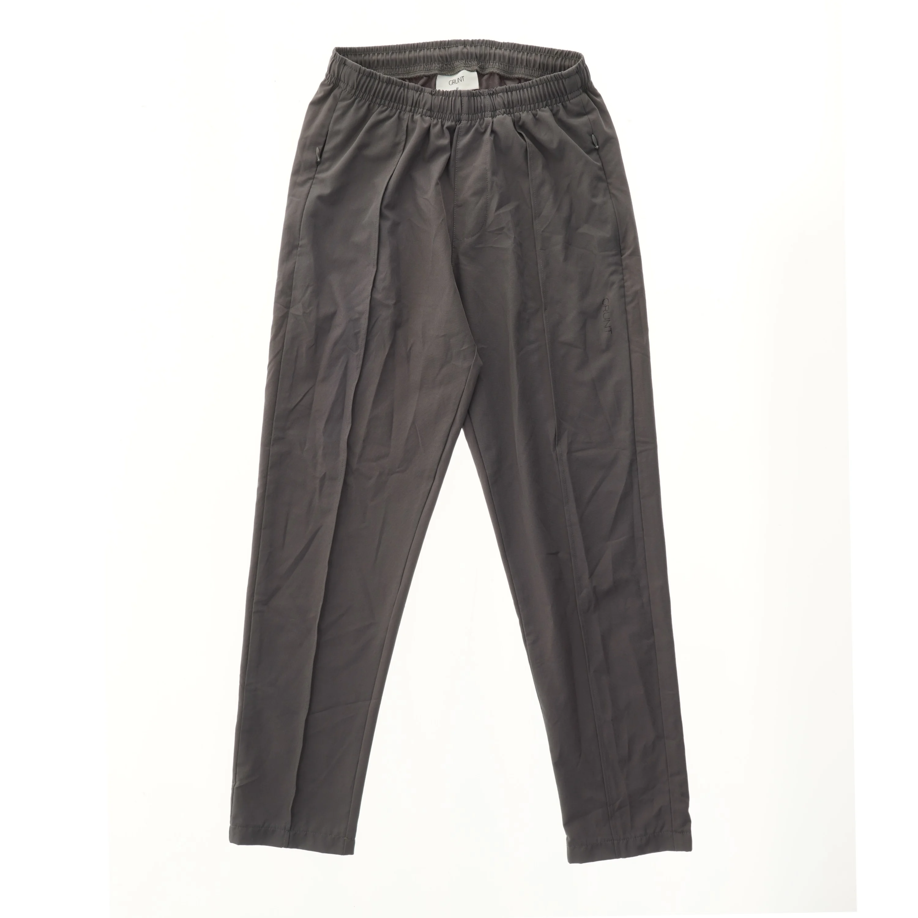 Grå bukser med elastisk talje fra Grunt (str. M)