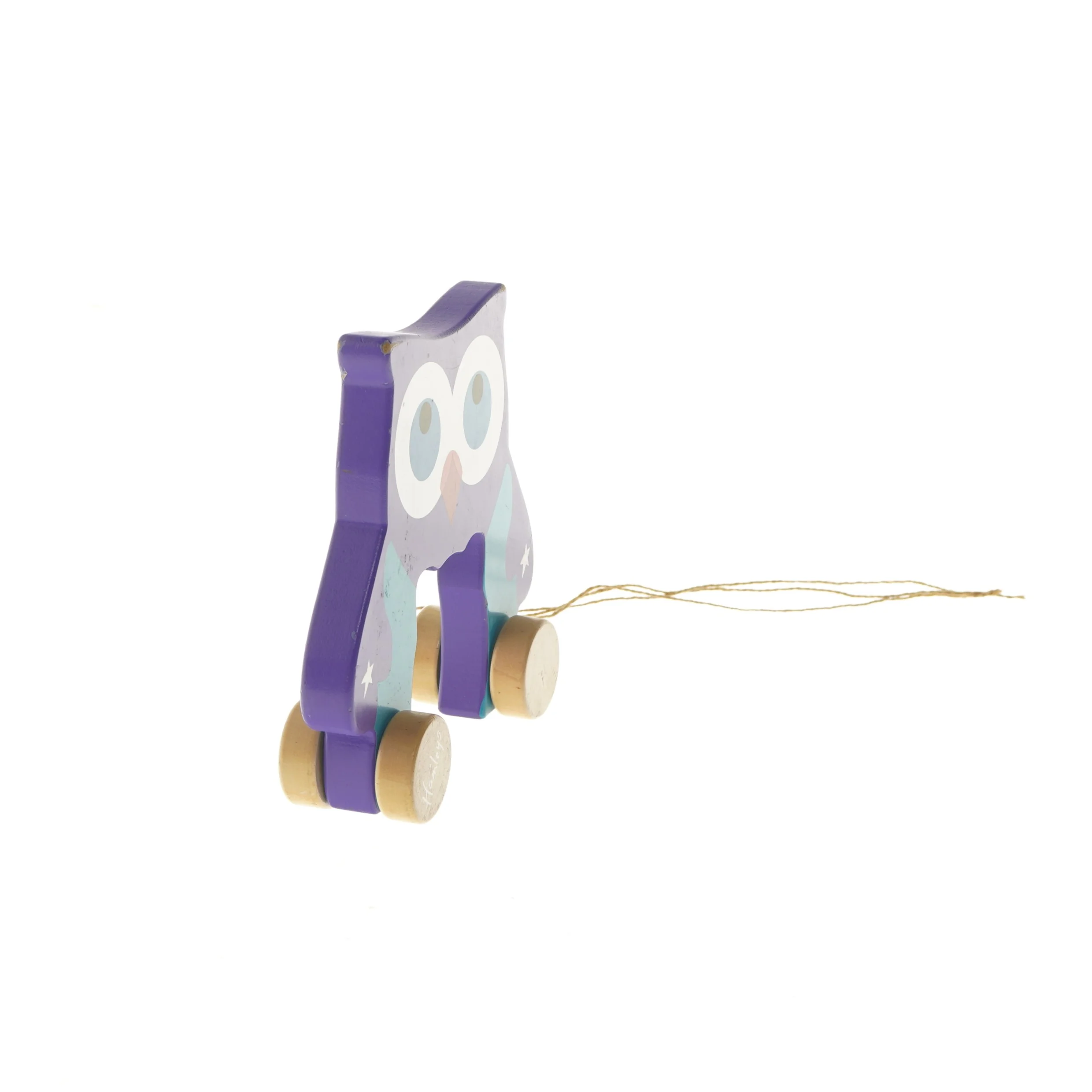 Trælegetøj ugle med snor fra Muligvis Hamleys (str. 17x5x18 cm)