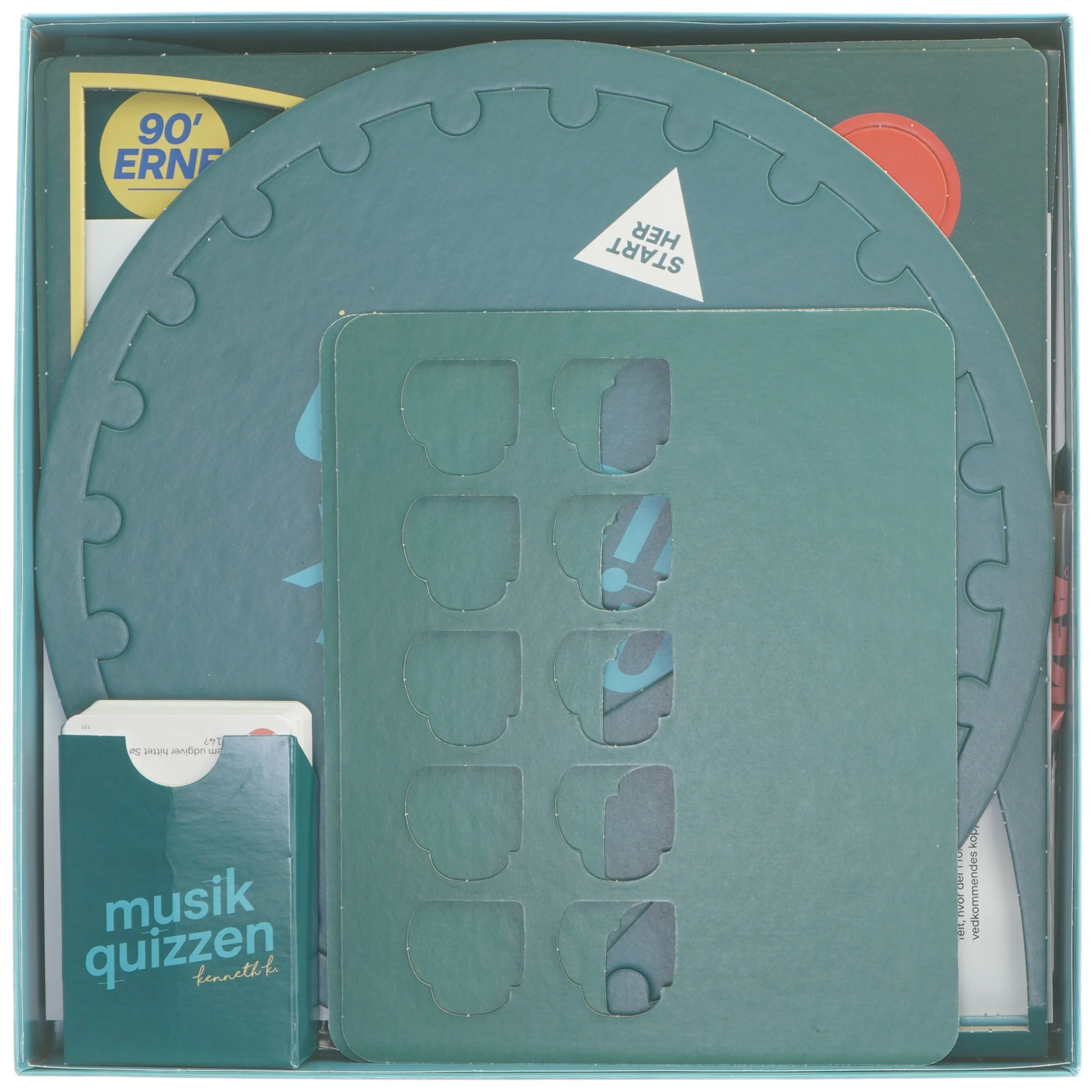 Musikquiz-spil fra Tactic (str. 28x28 cm)