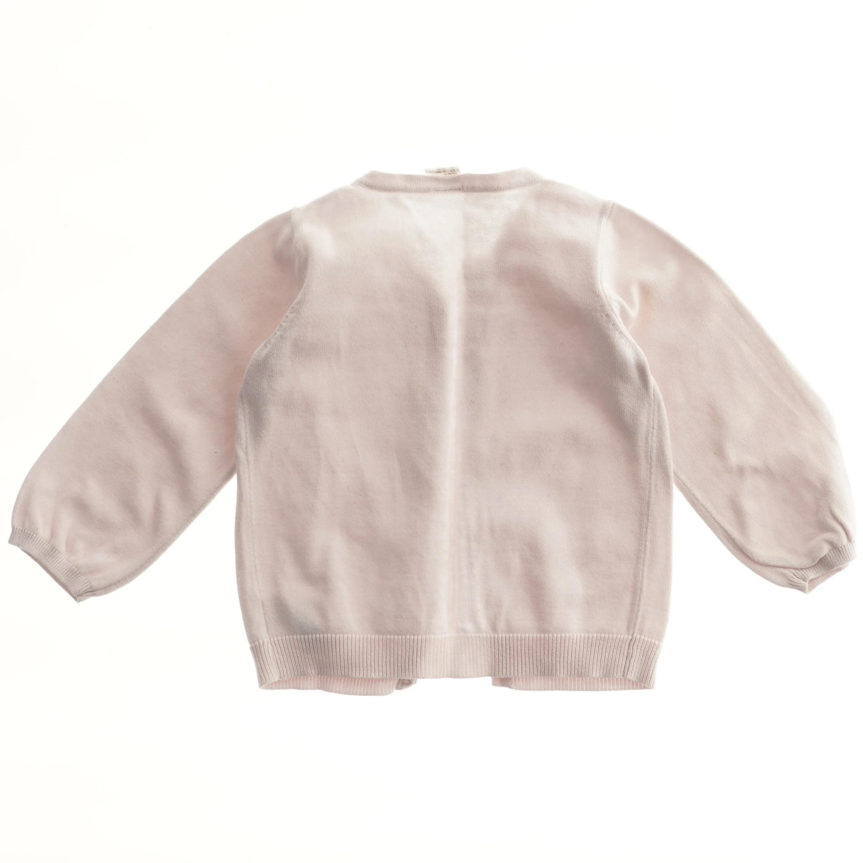 Lyserød cardigan fra H&M (str. 86)