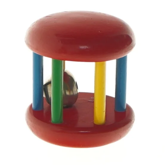 Tr&aelig;rulle med klokke (str. 6 cm)