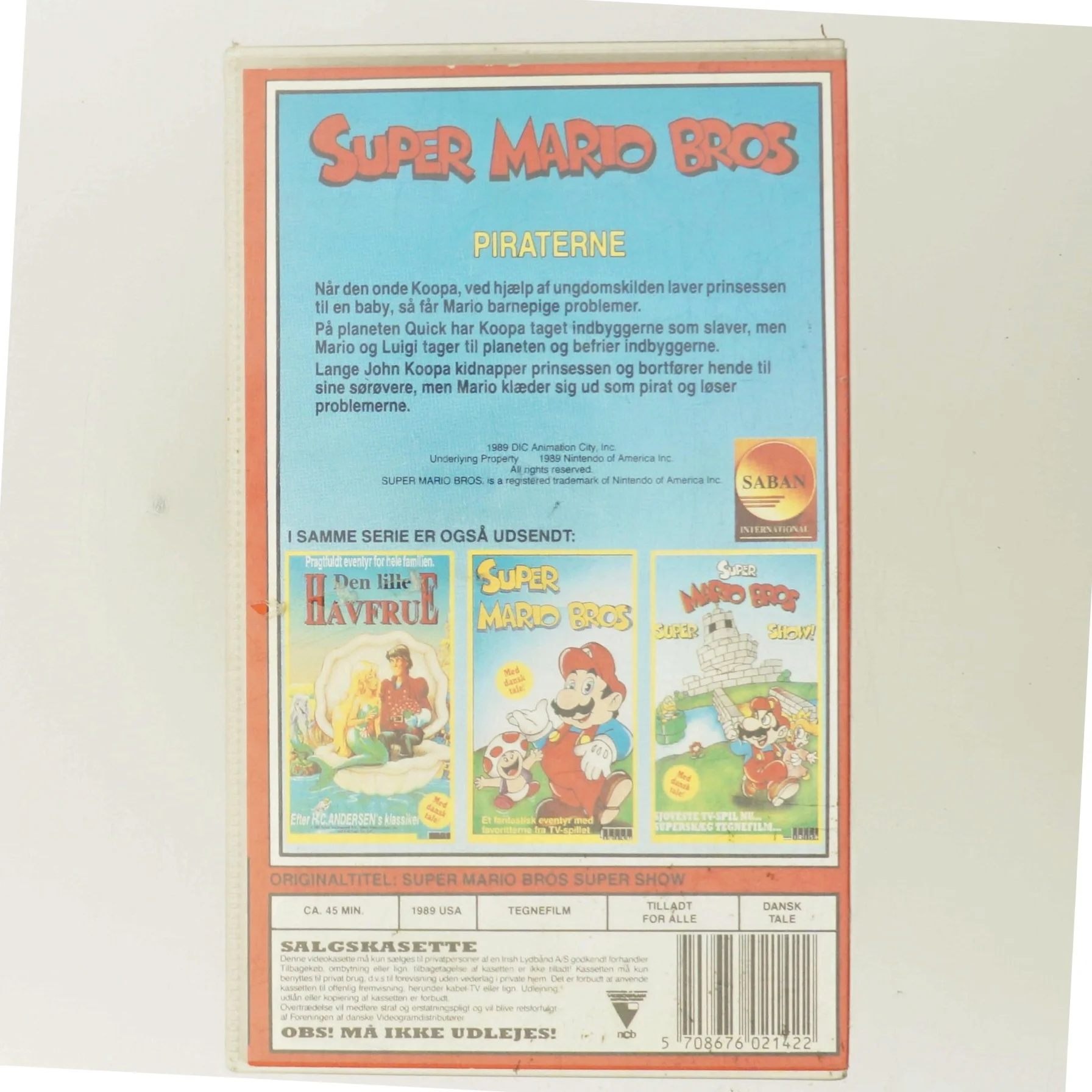 Super Mario Bros: Piraterne (DVD)