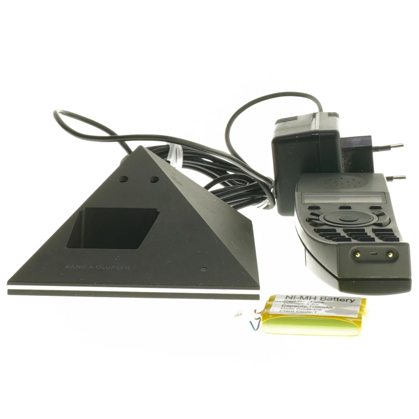 Trådløs telefon med base og oplader