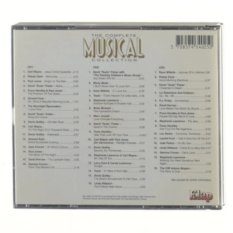 Musik CD-boks: The Complete Musical Collection fra Elap