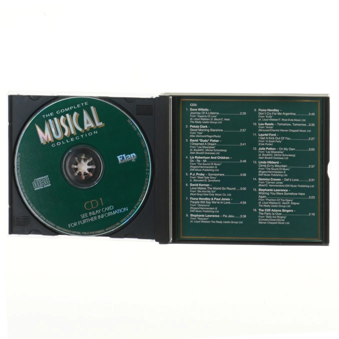 Musik CD-boks: The Complete Musical Collection fra Elap