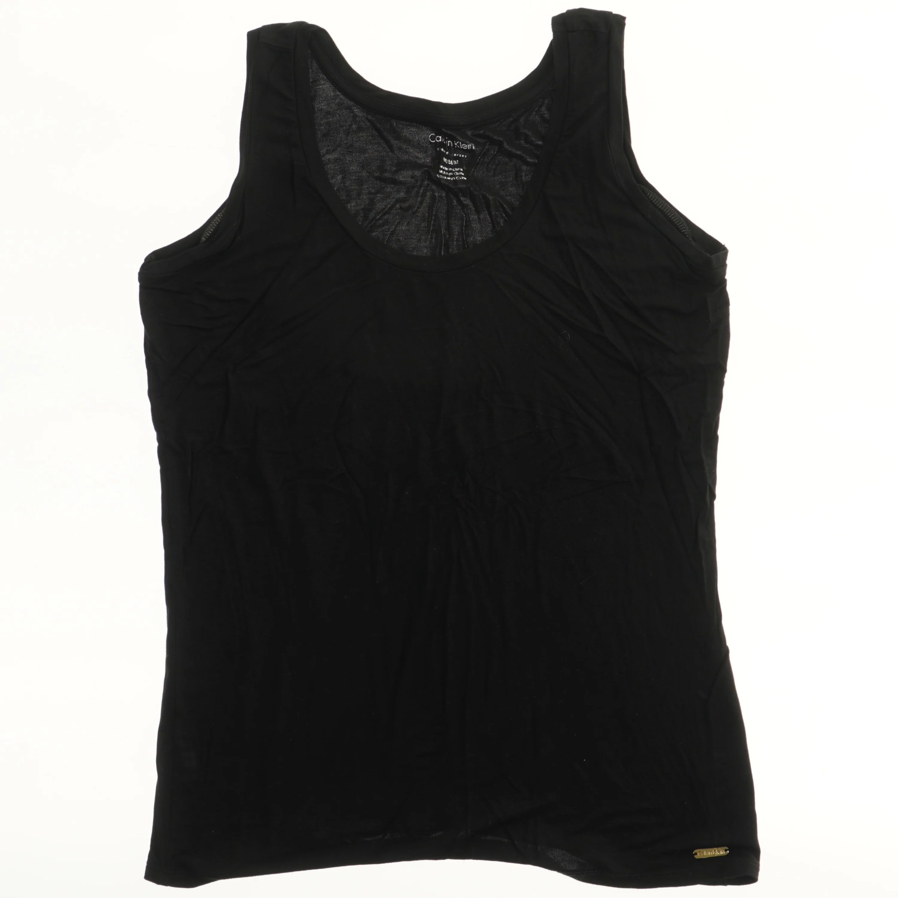 Sort tanktop fra Calvin Klein (str. M)