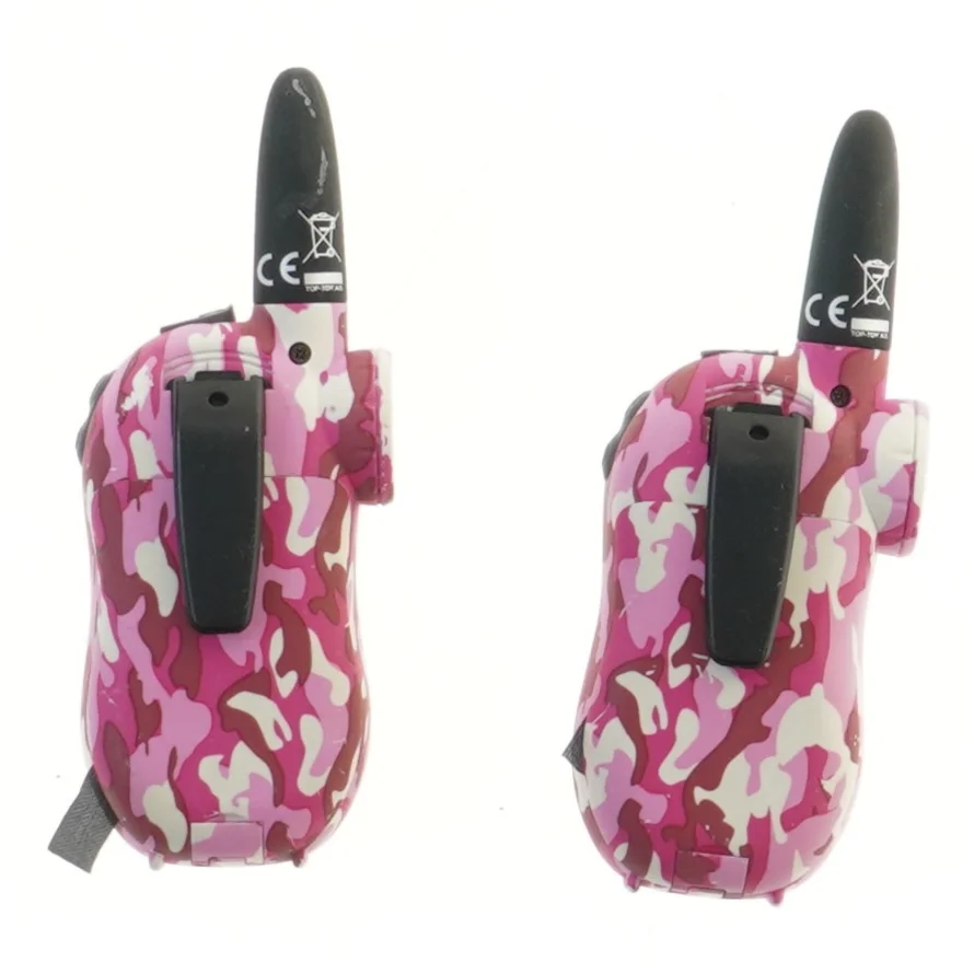 To pink camo walkie talkies 15.5 cm fra Topcom (str. 2 stk 15,5 cm)
