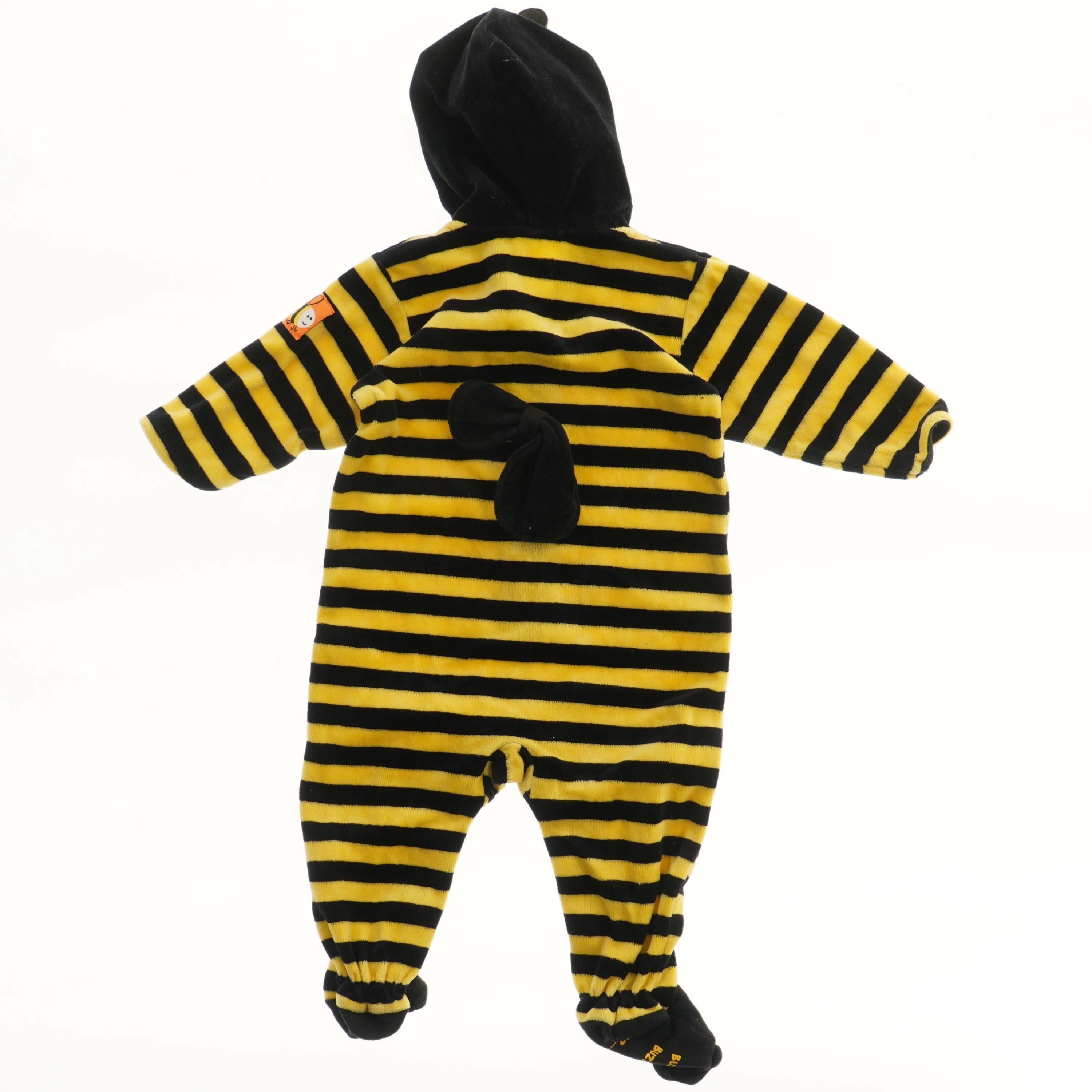 Heldragt med striber og hætte (str. 68)