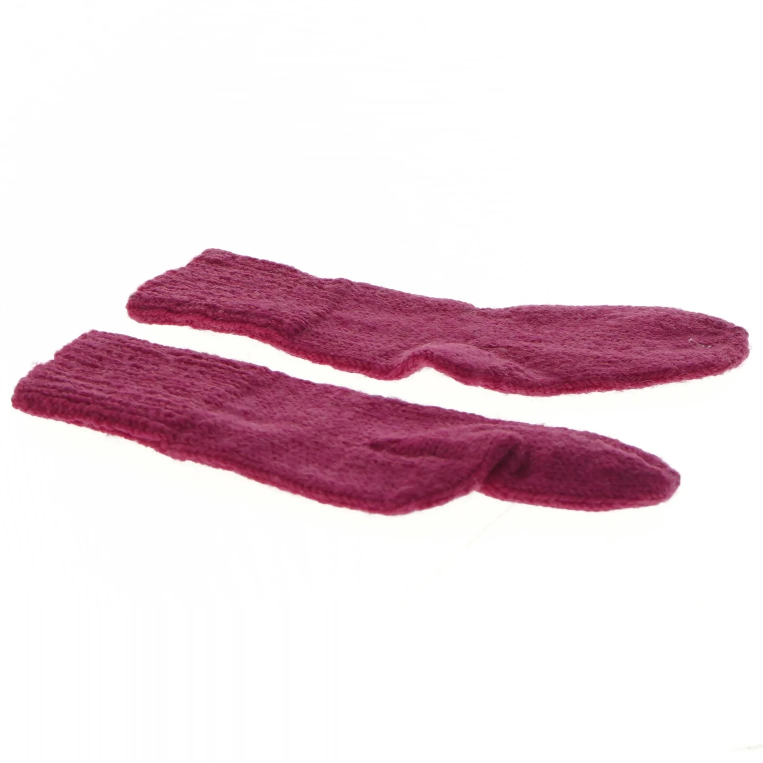 Røde uldsokker til børn (str. 20 cm)