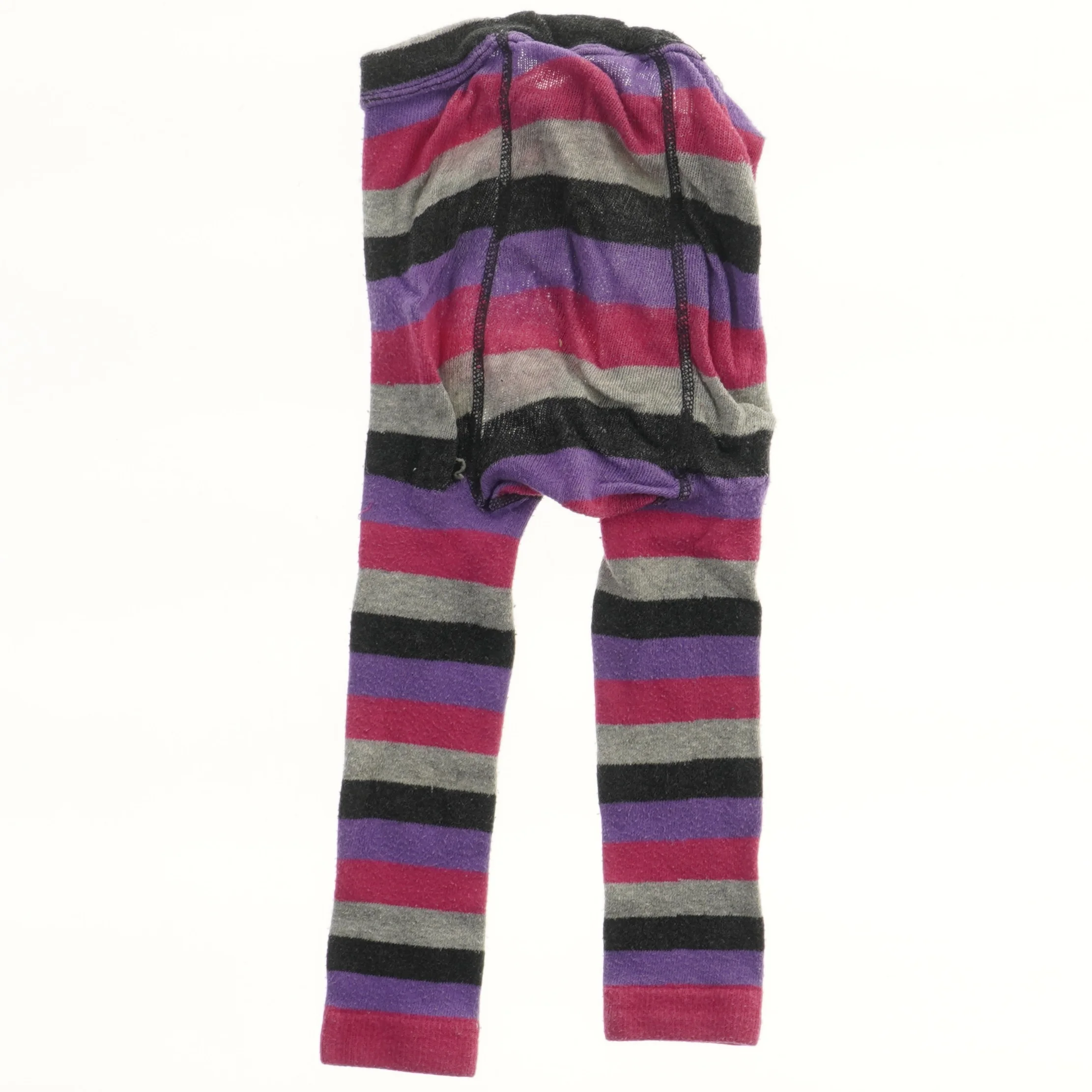 Strikkede strømpebukser i farvestriber (str. 98)