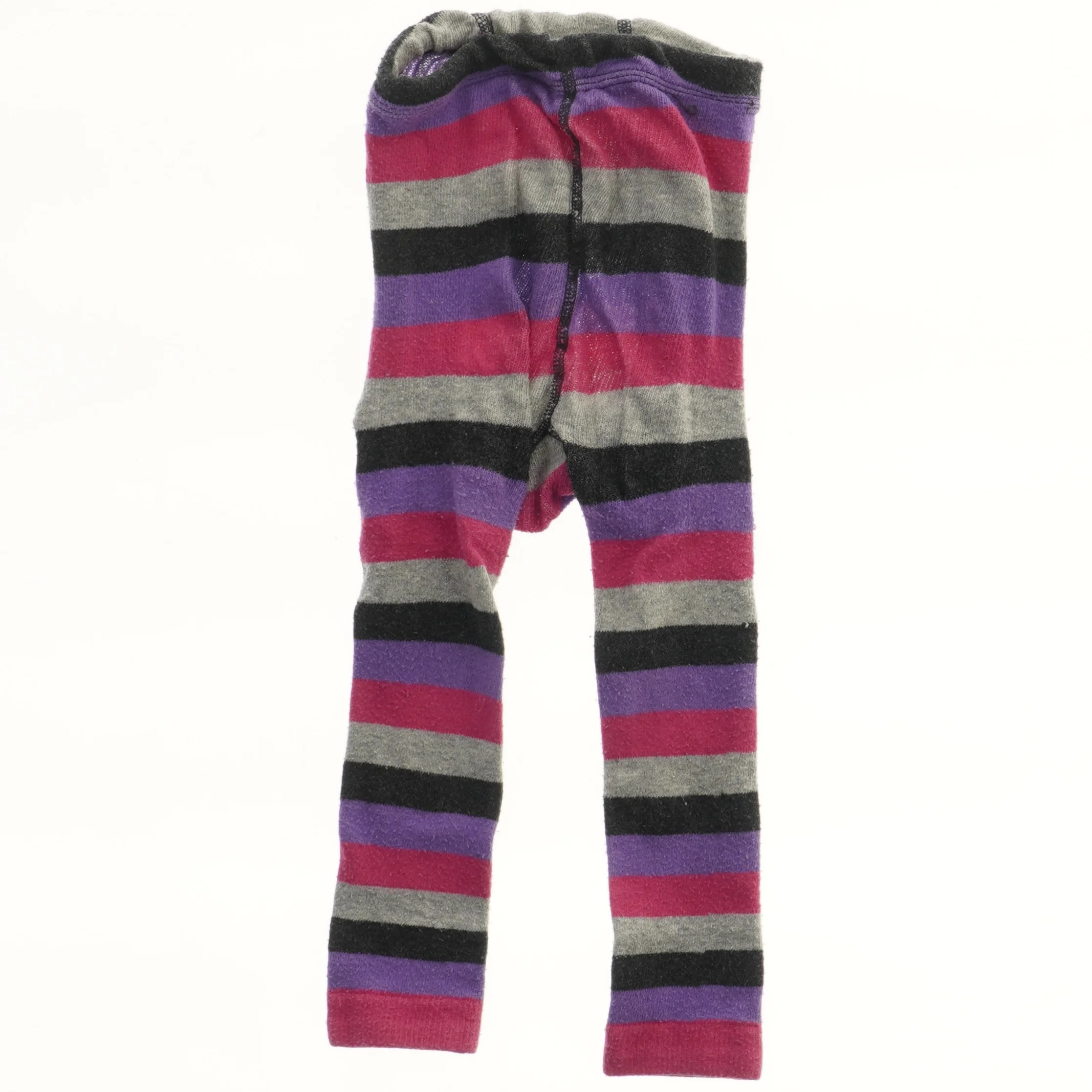 Strikkede strømpebukser i farvestriber (str. 98)