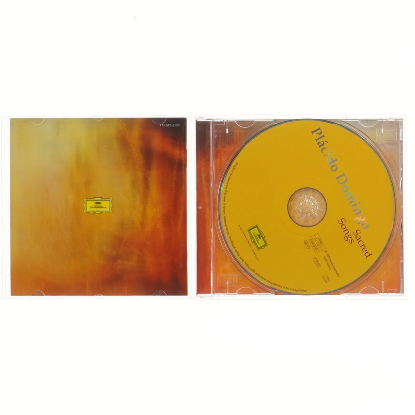 CD: Plácido Domingo - Sacred Songs