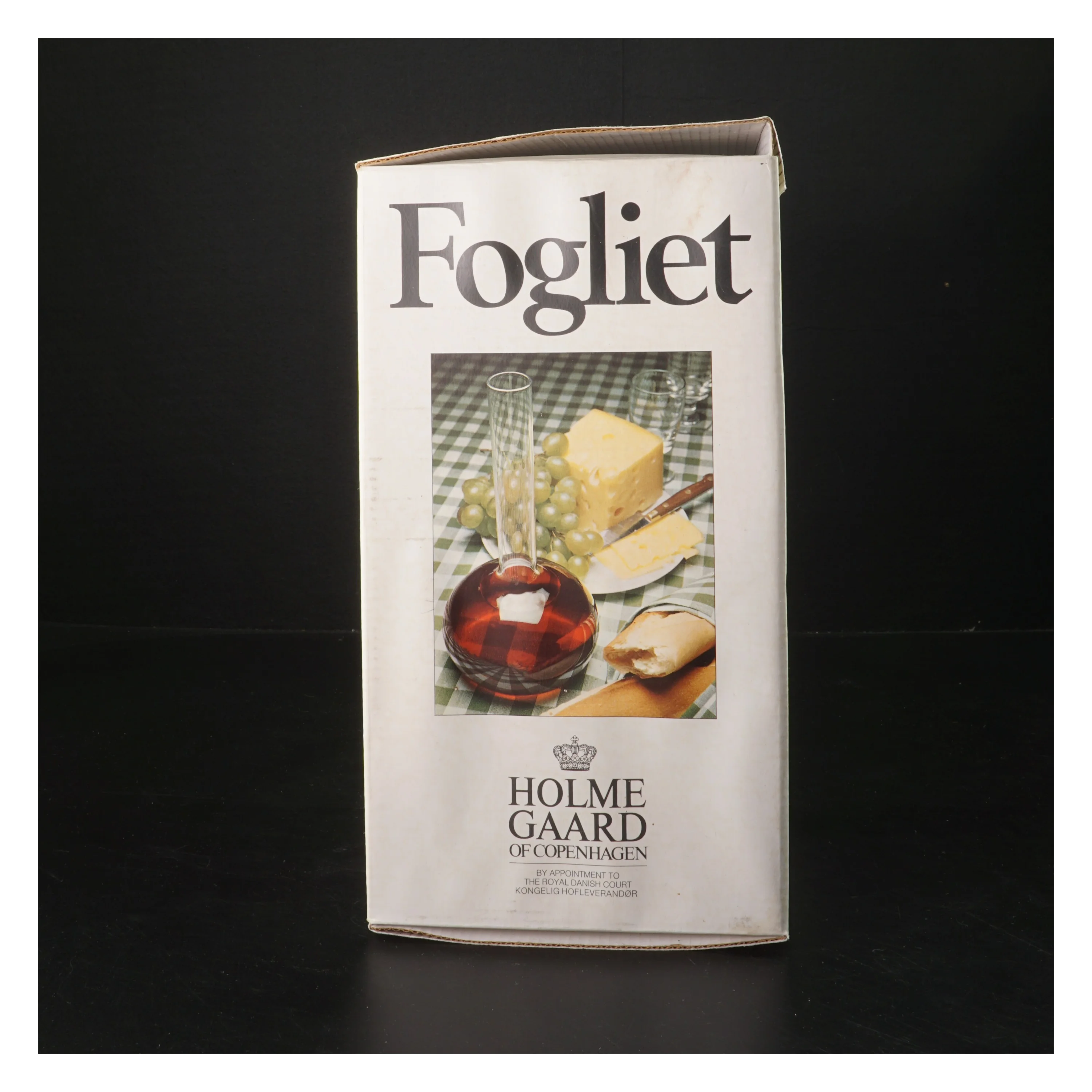 Holmegaard Fogliet karaffel fra Holmegaard (str. 25 cm)