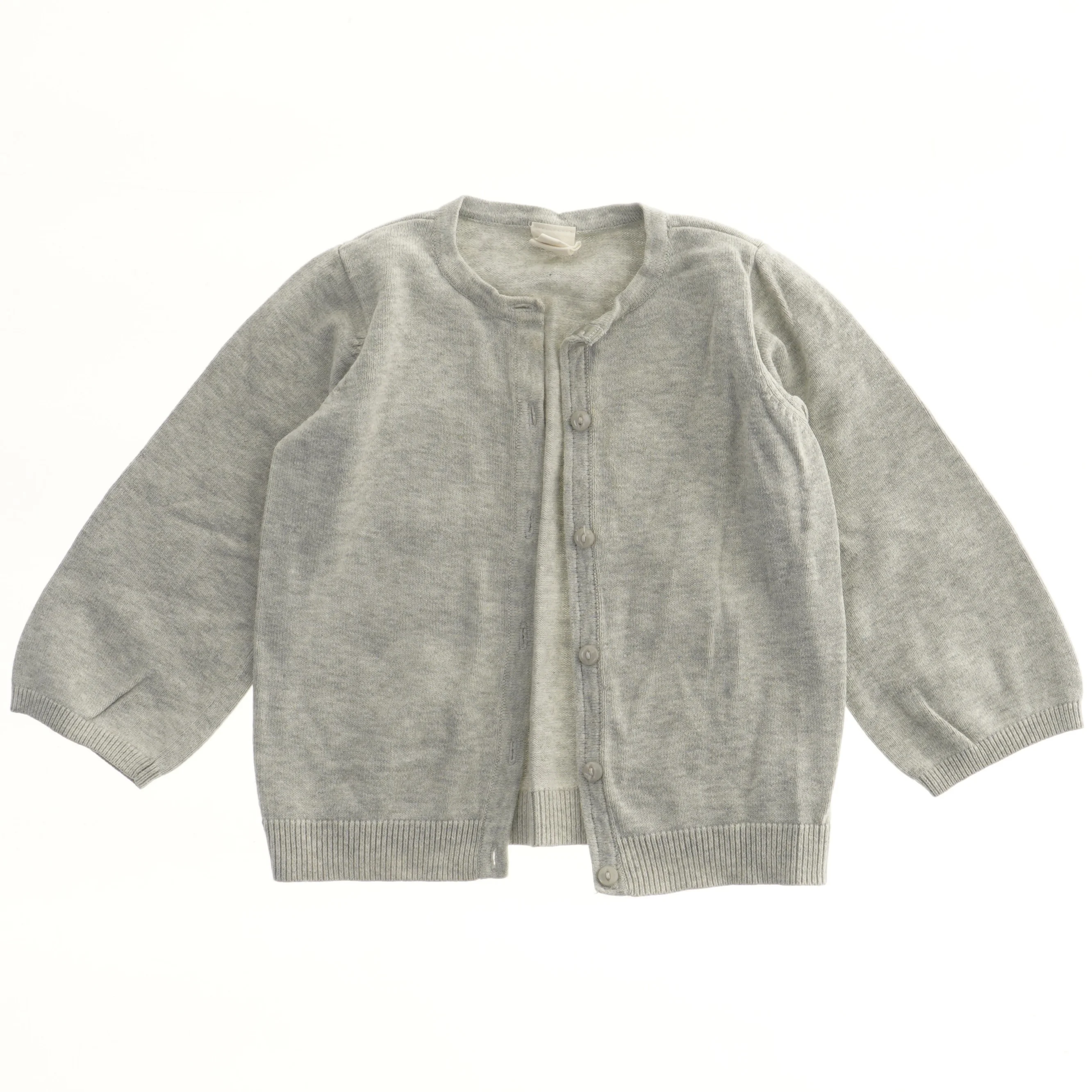 Grå cardigan fra H&M (str. 86)