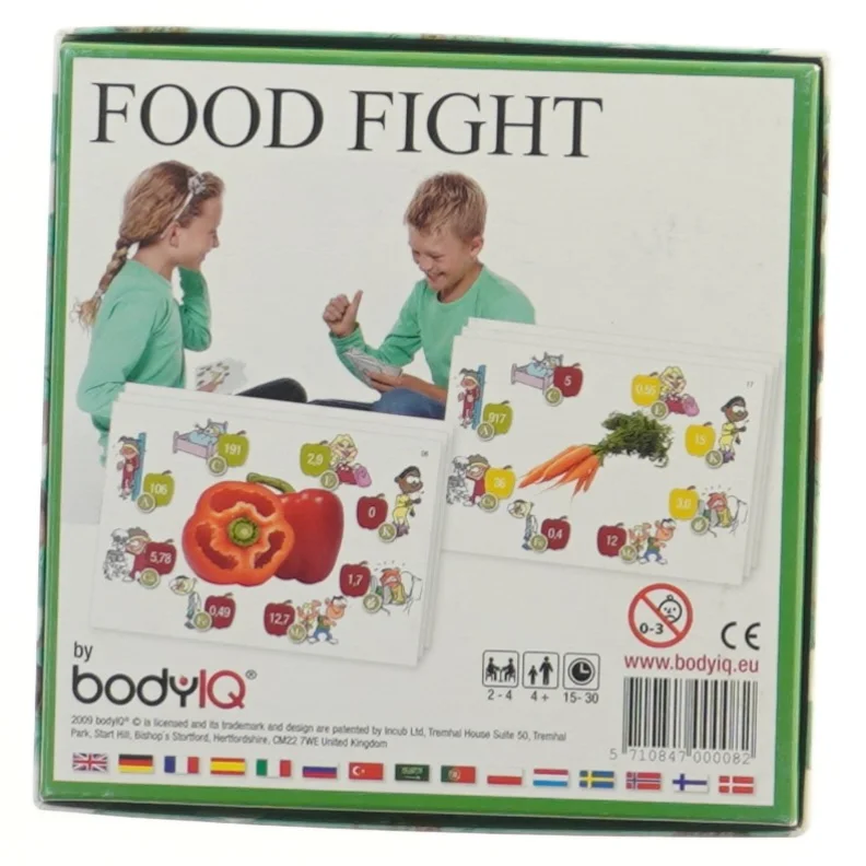 Food Fight kortspil (str. 14,5x14,5 cm)