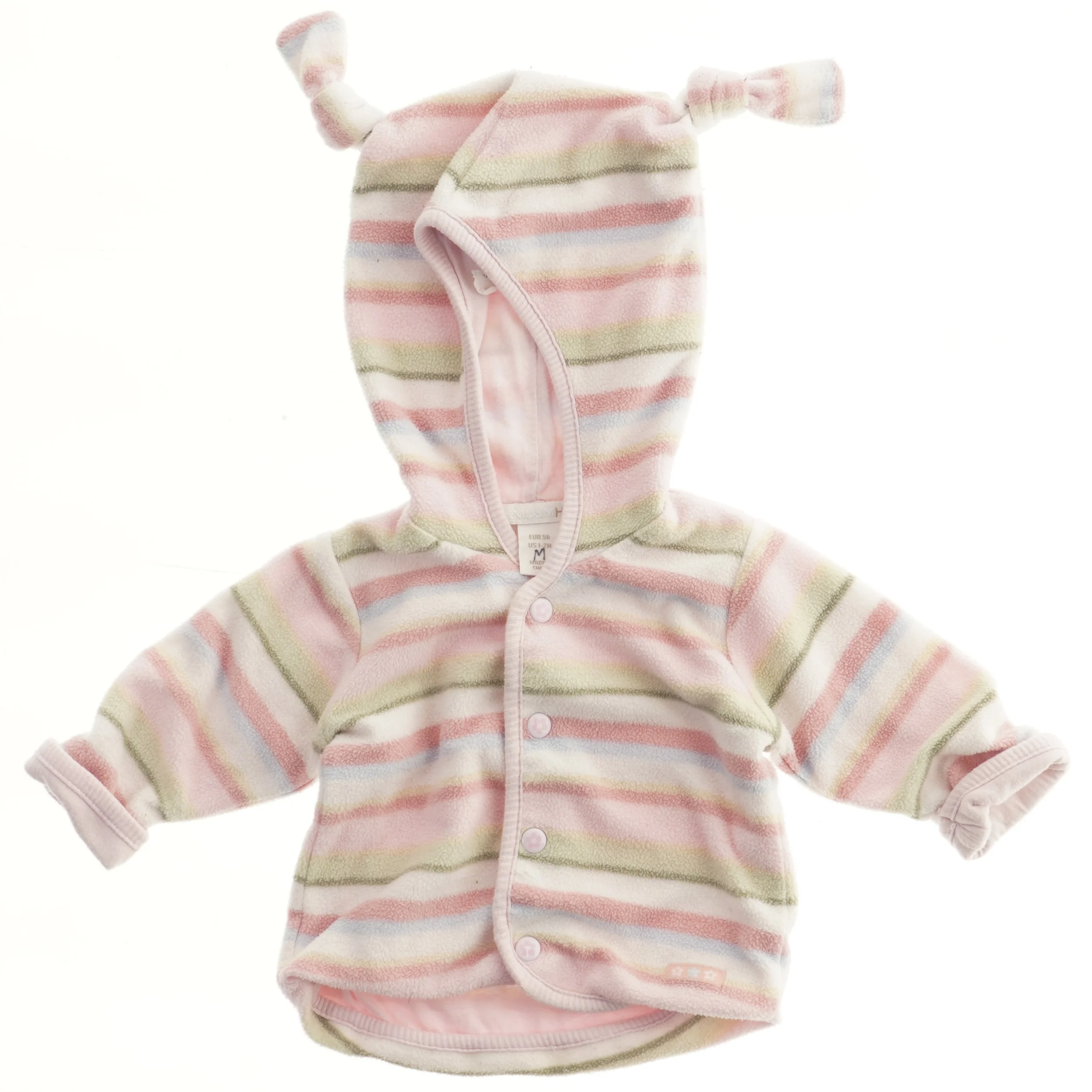 Babyjakke med hætte fra H&M (str. 56)