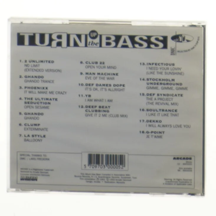 Turn Up the Bass CD