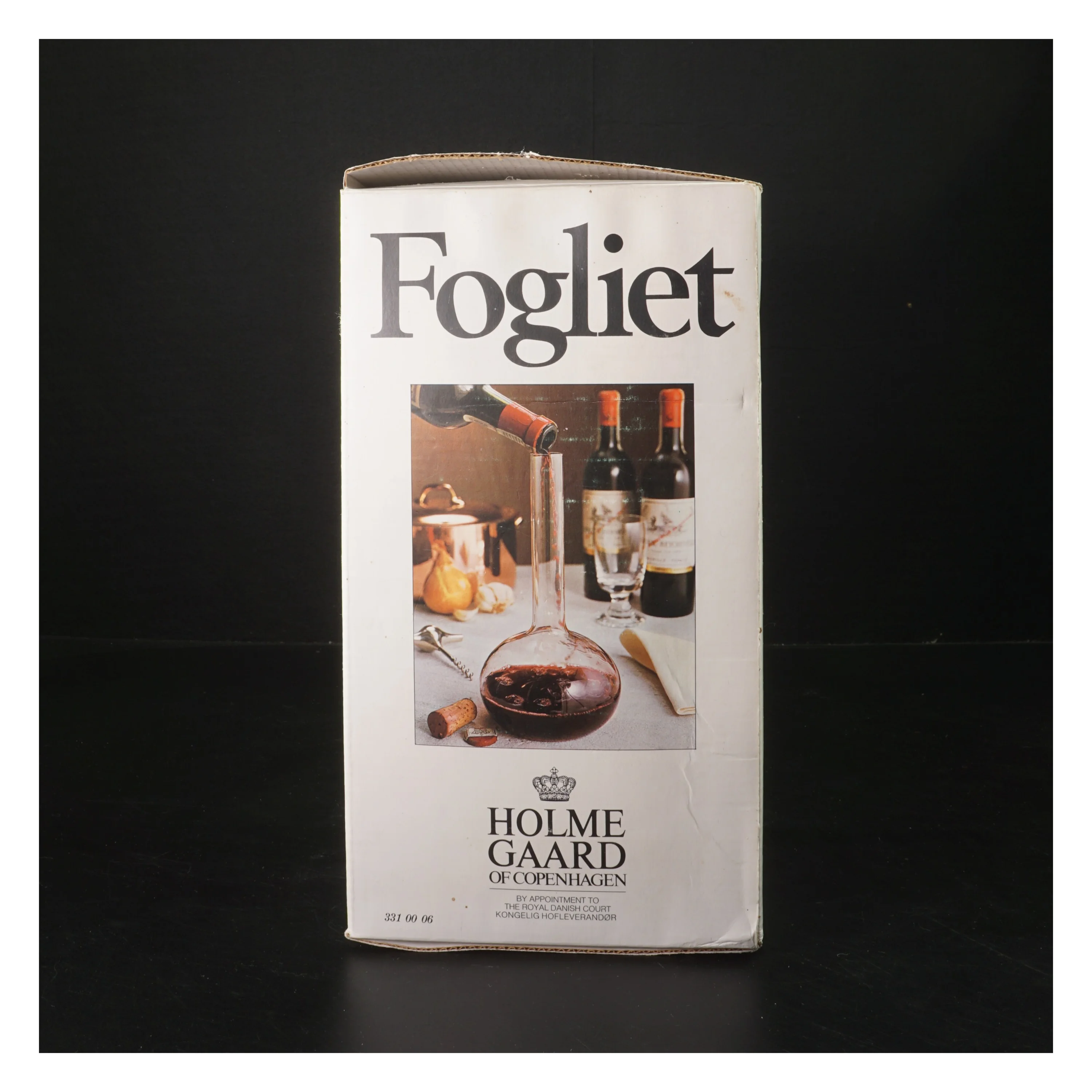 Glas karaffel 25 cm fra Holmegaard (str. 25 cm)