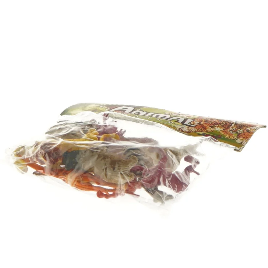 Pakke med plastdyrefigurer (str. 17x12 cm)