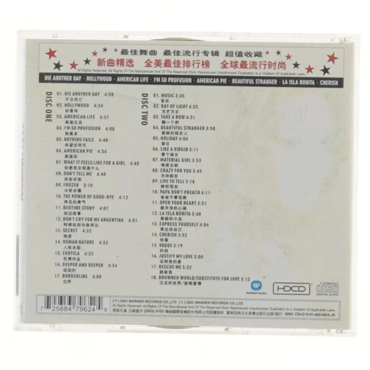 The Best of Madonna CD