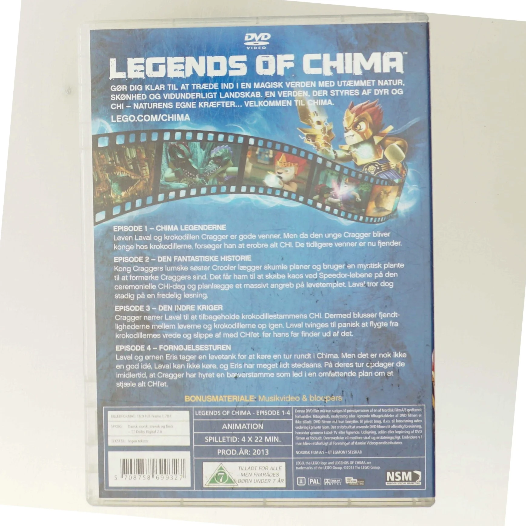 LEGO: Legends of Chima, del 1 - episode 1-4 (DVD)
