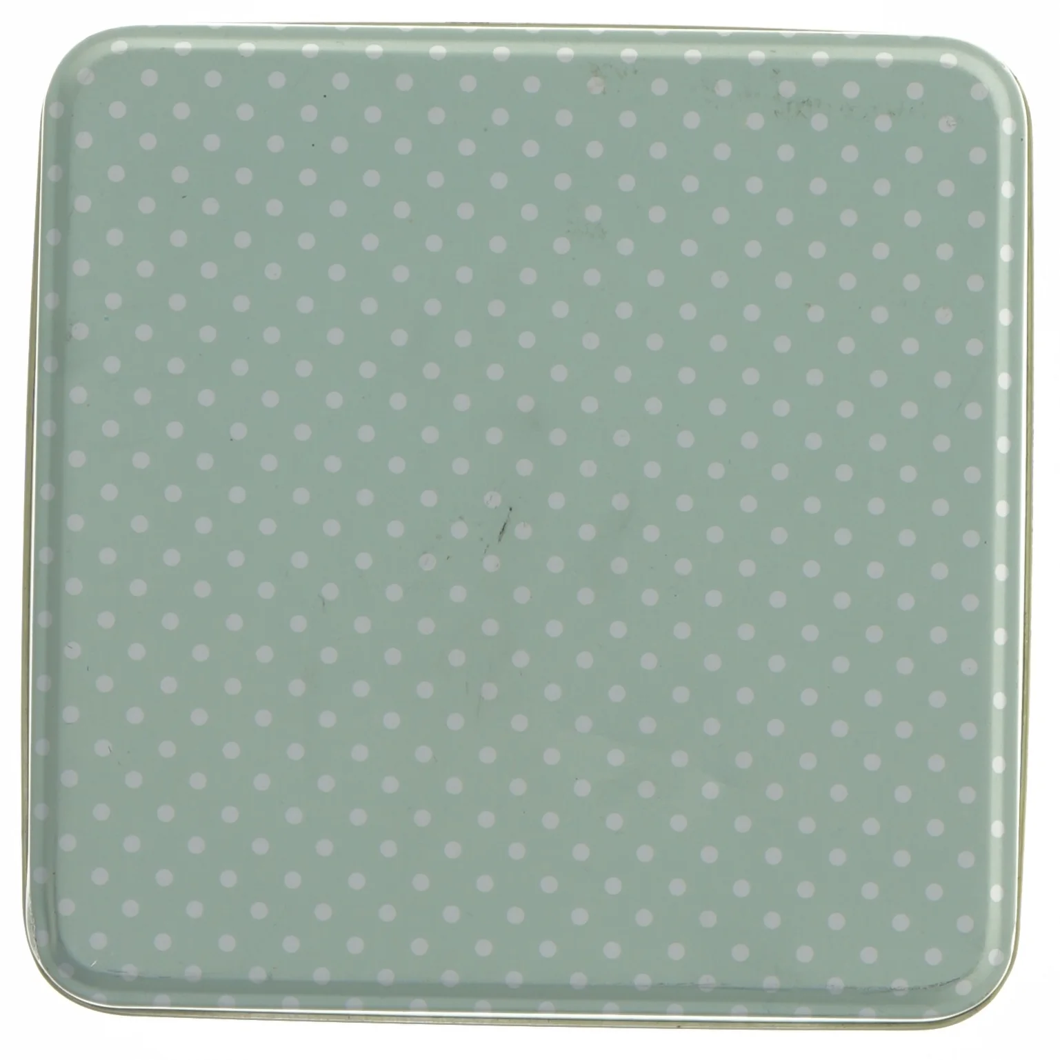 Dekorativ metalboks med blomsterdesign (str. 16x15x15 cm)