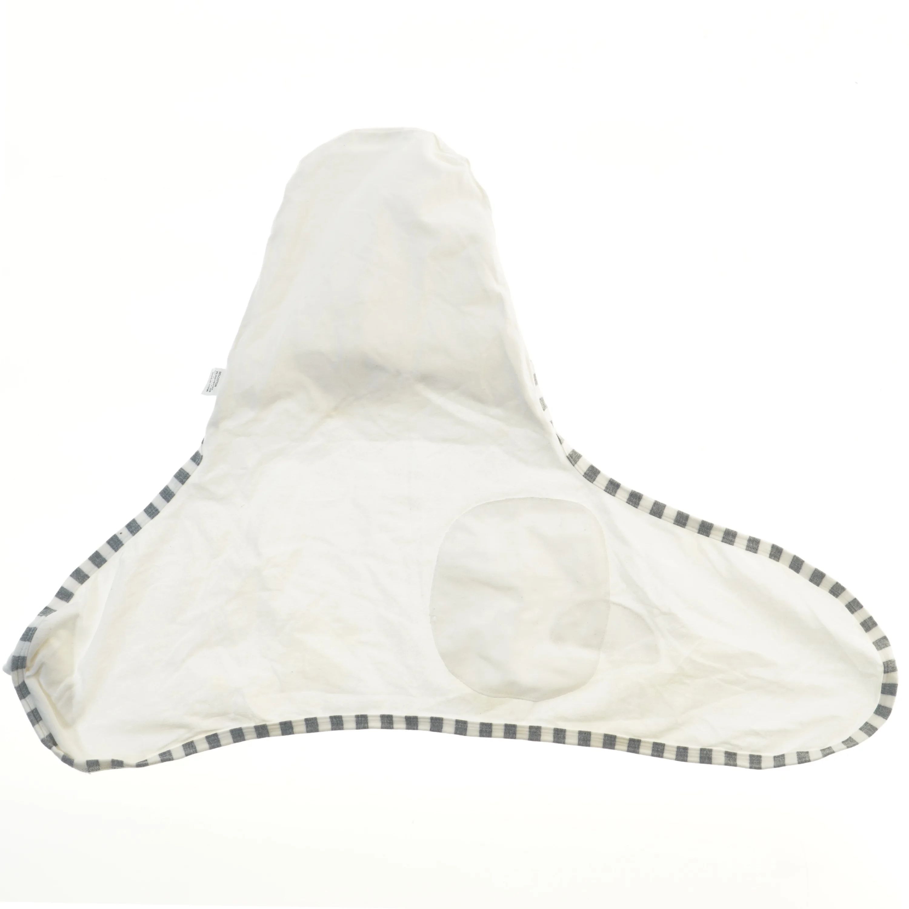 Hvidt baby svøb (str. 50x73 cm)