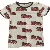 T-shirt med brandbil print fra Småfolk (str. 98)