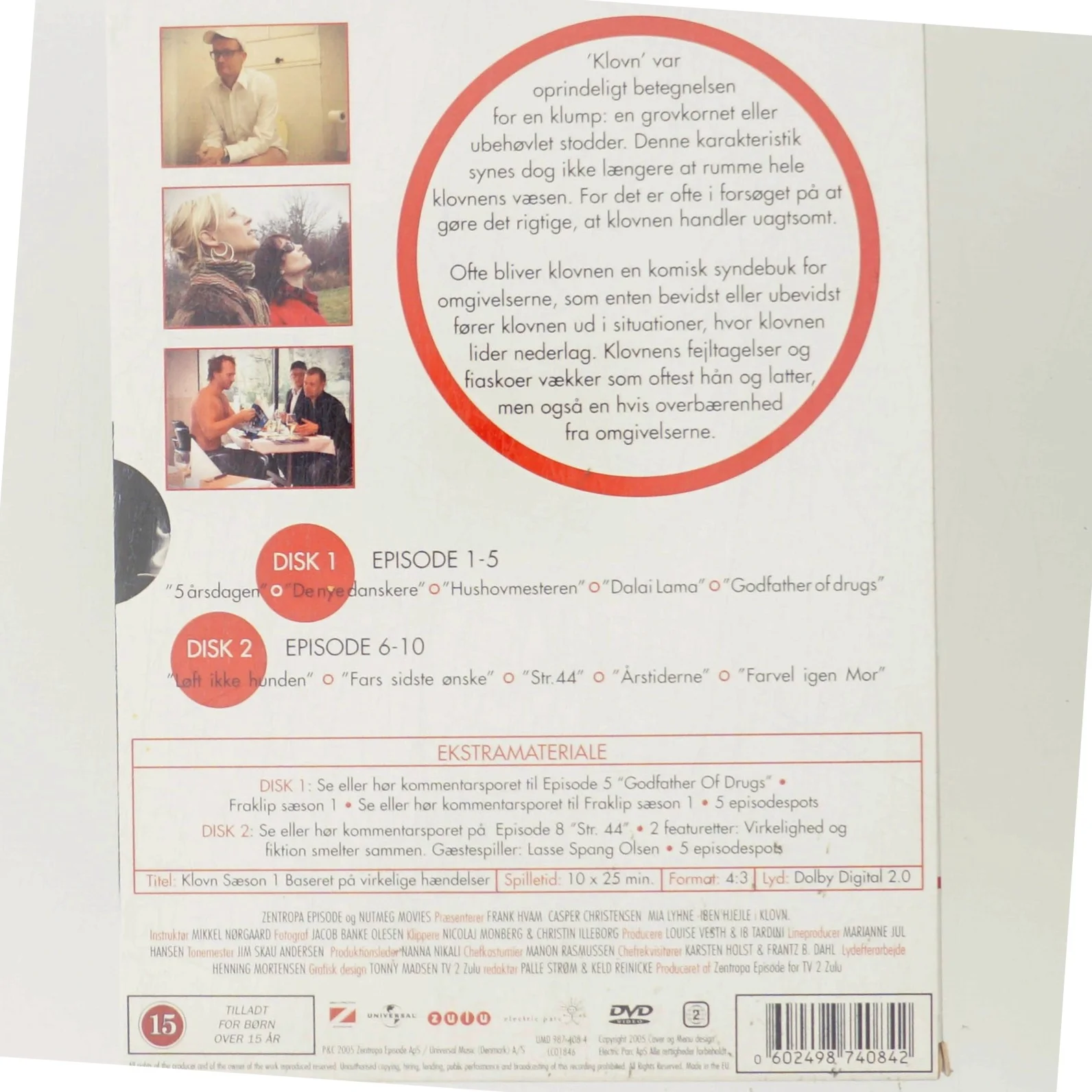 Klovn, 1.sæson med Ikke specificeret (DVD)