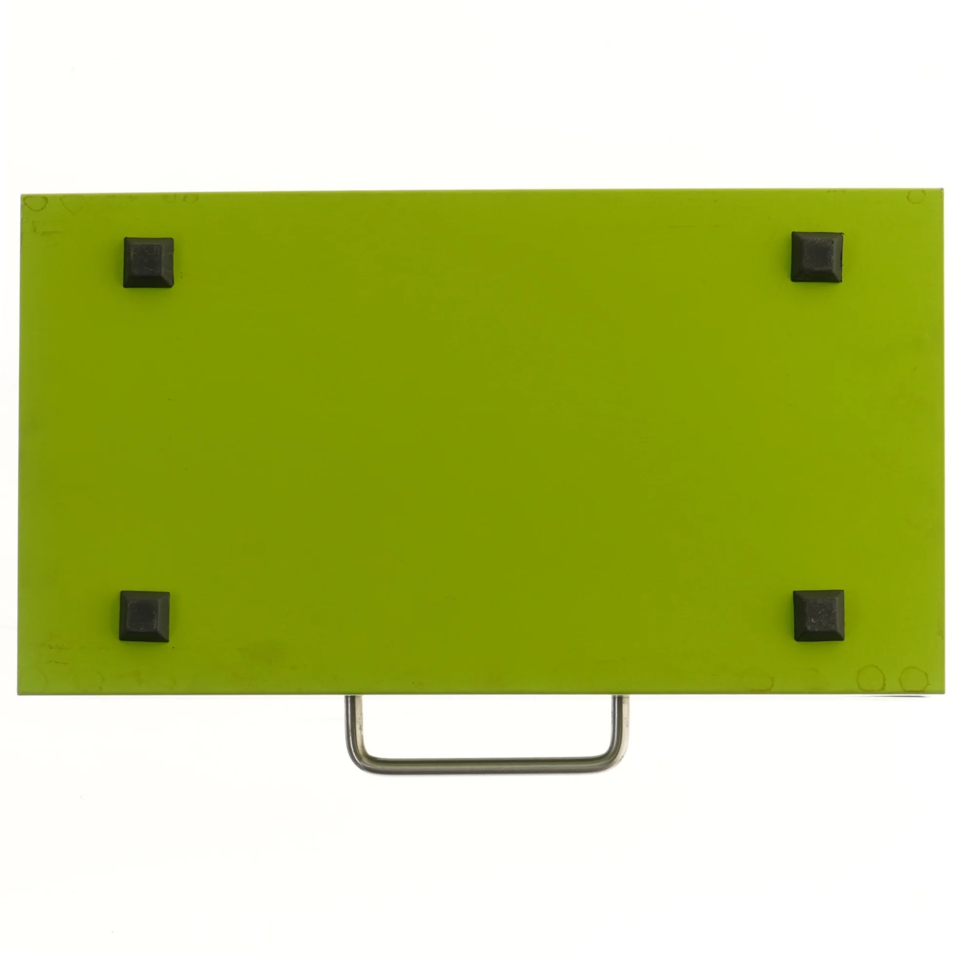 Metal og plastik opbevaringskasse (str. 36x20x13,5 cm)