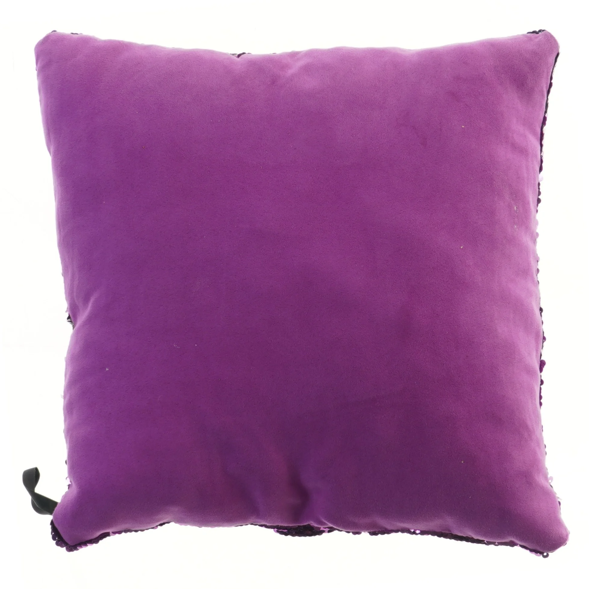 Pudebetræk med pailletter (str. 35x36 cm)