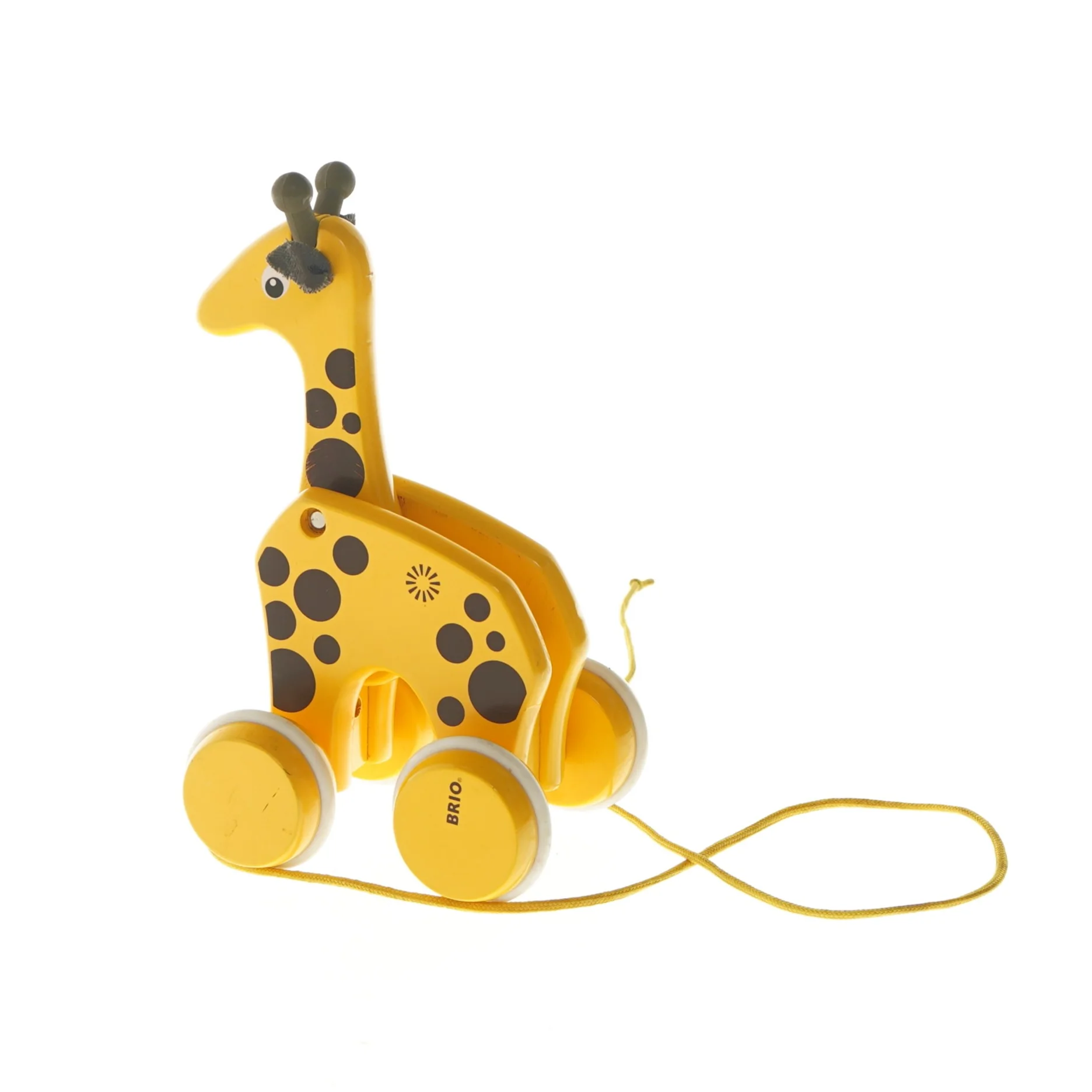 Træklegetøj giraf fra Brio (str. 20x10x10 cm)