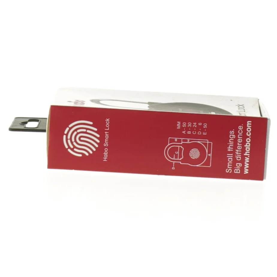 habo smart lock med fingeraftryk læser 