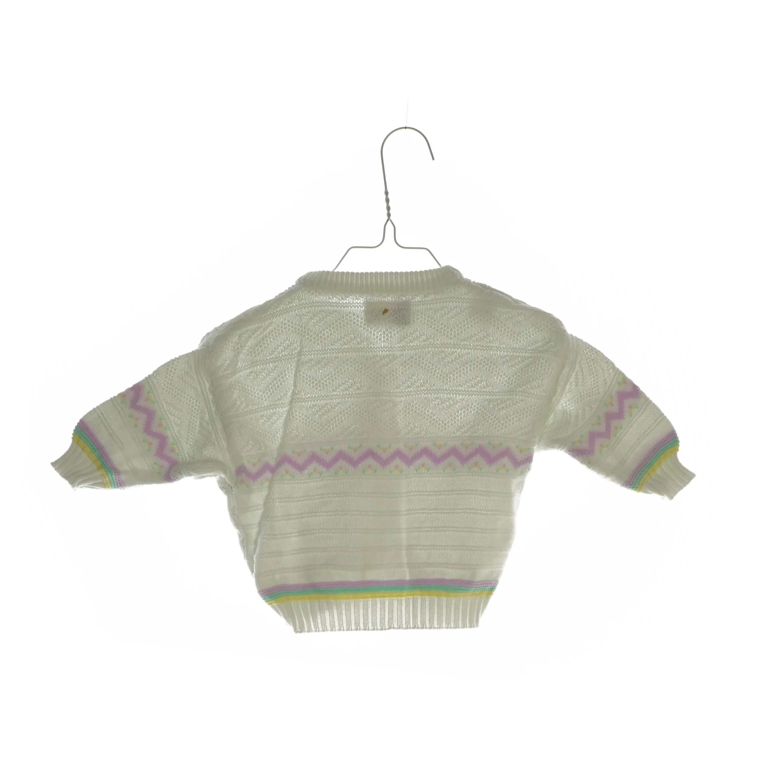 Strikket trøje med mønstre