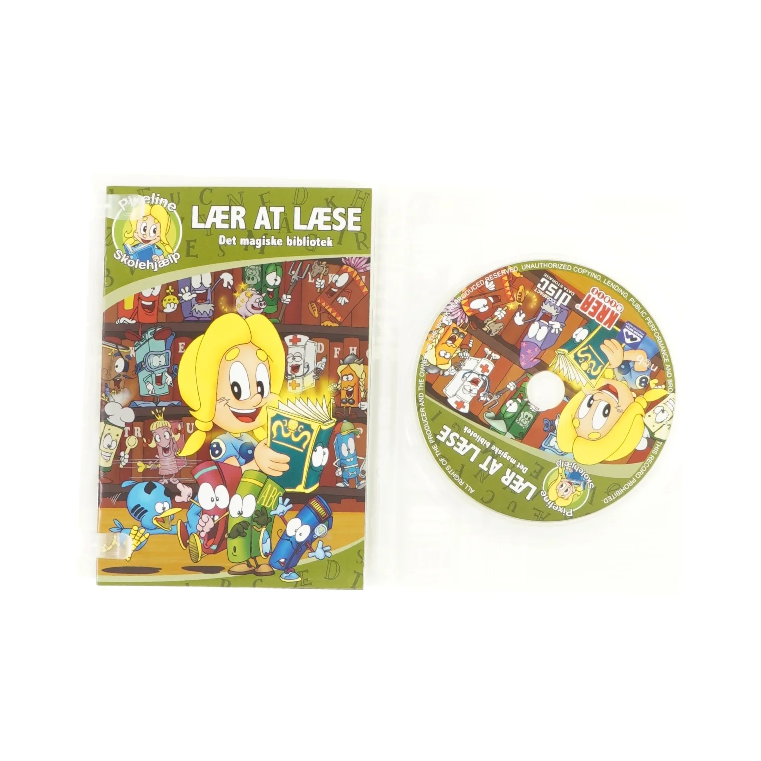 Pixeline Spil - "Lær at læse: Det magiske bibliotek"