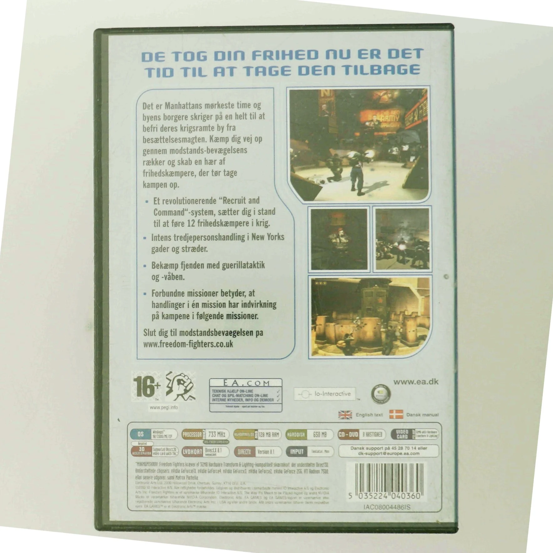 PC Spil - Freedom Fighters fra Electronic Arts (EA)