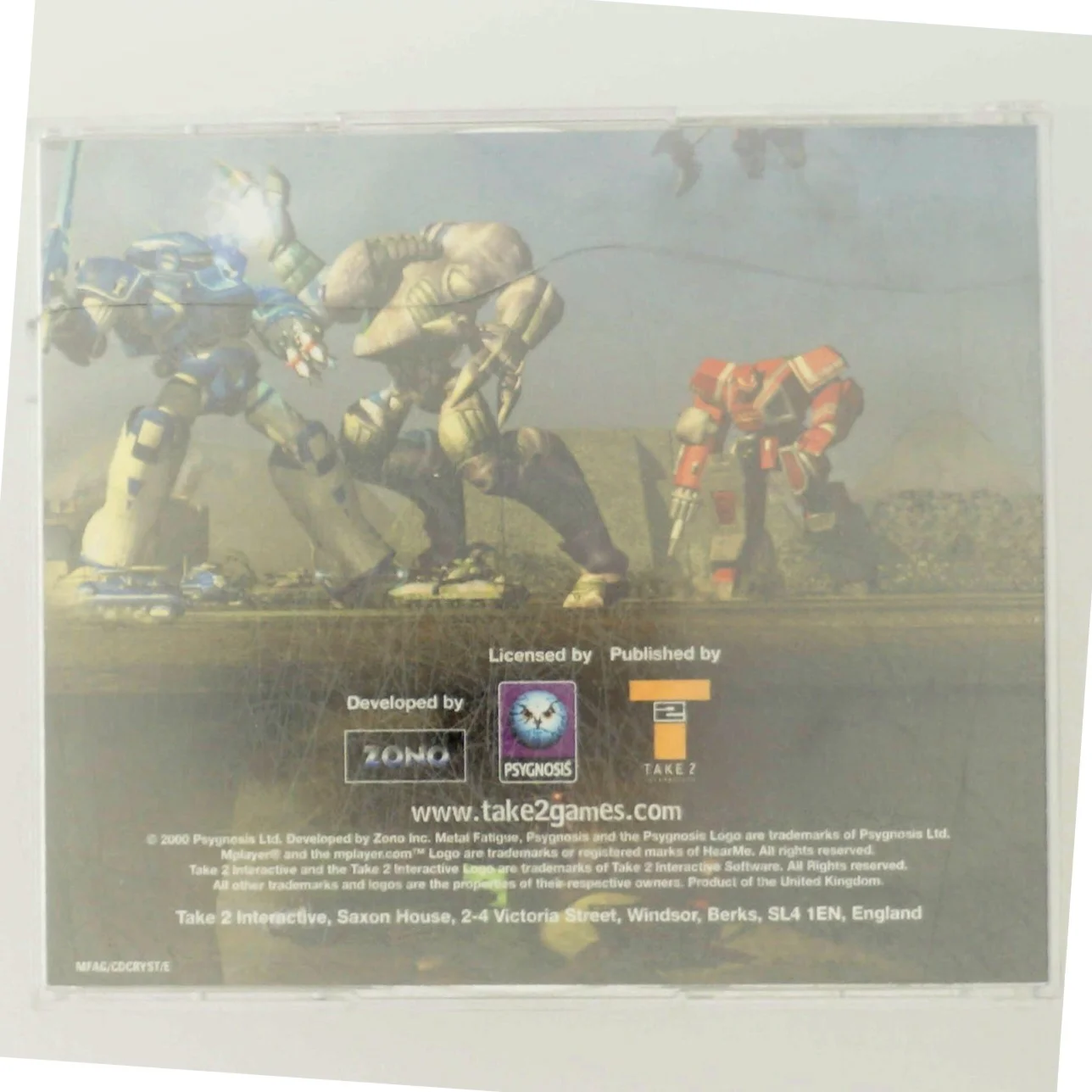 Metal Fatigue PC spil fra Take 2 Interactive