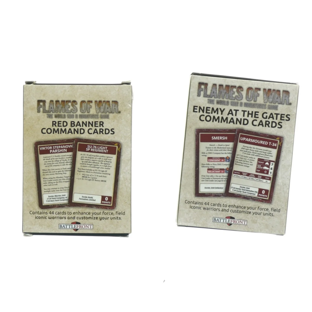 Flames of War Command Cards (str. 9,5 x 6,5 cm)