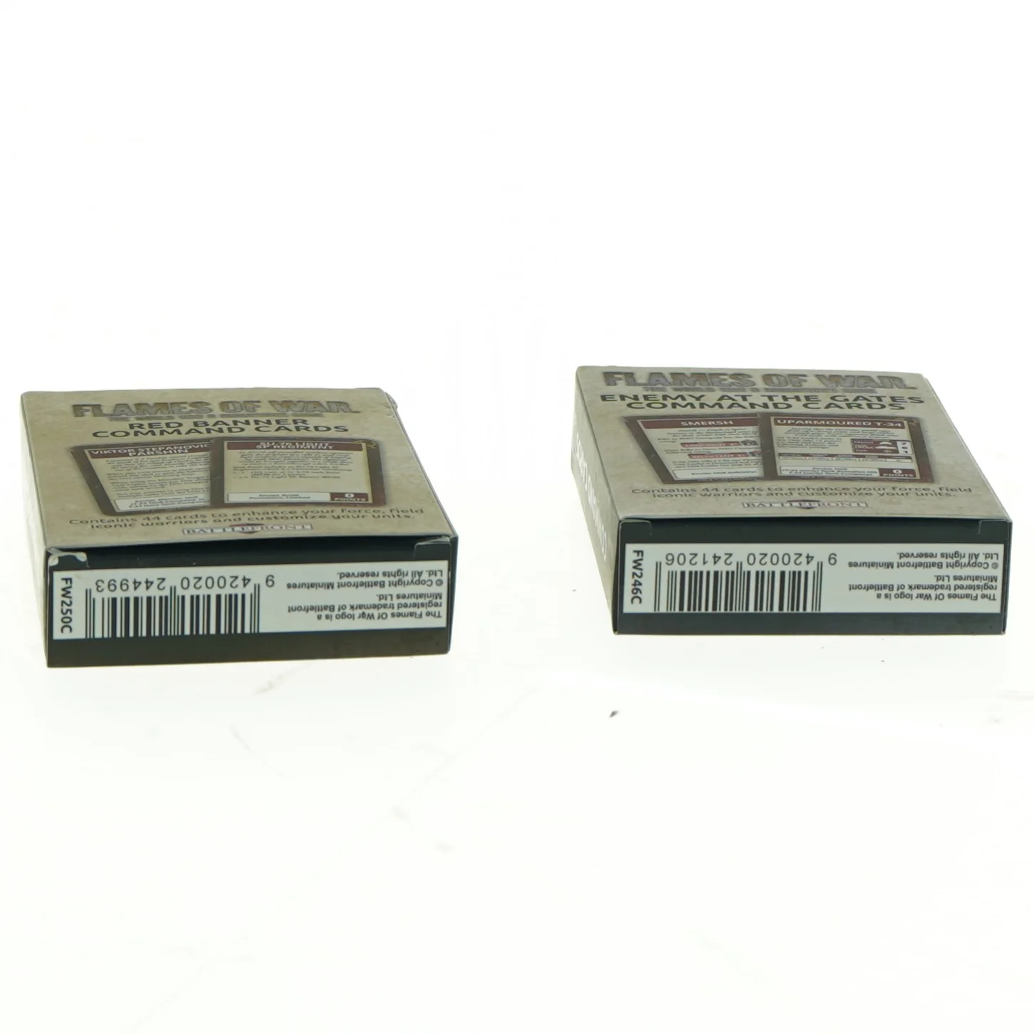 Flames of War Command Cards (str. 9,5 x 6,5 cm)