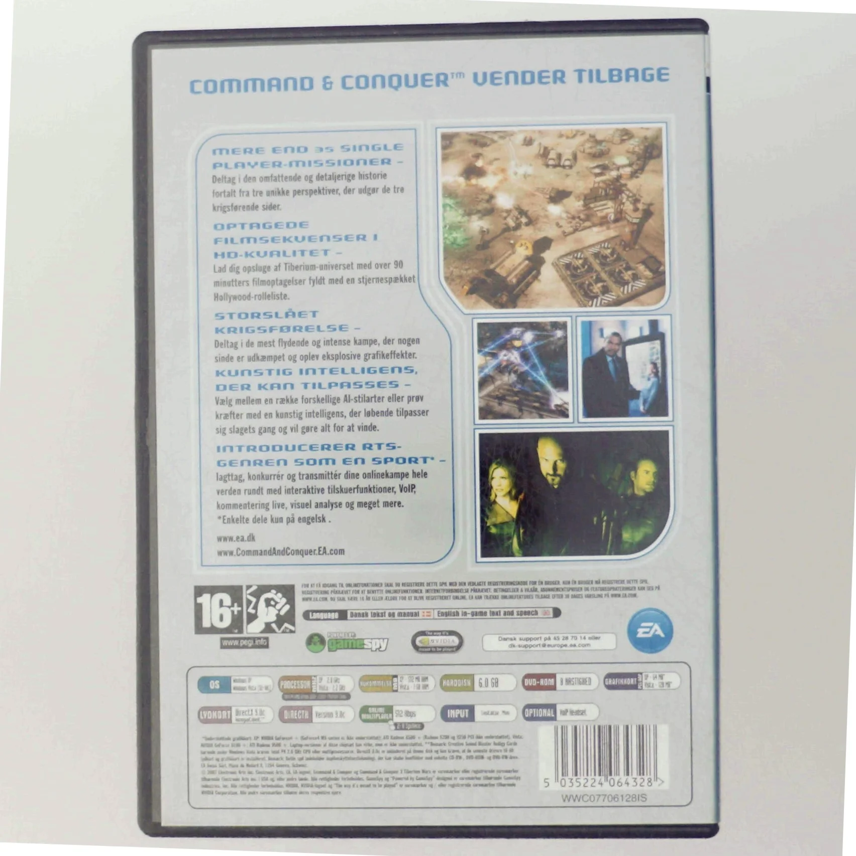 Command & Conquer 3: Tiberium Wars PC Spil fra Electronic Arts