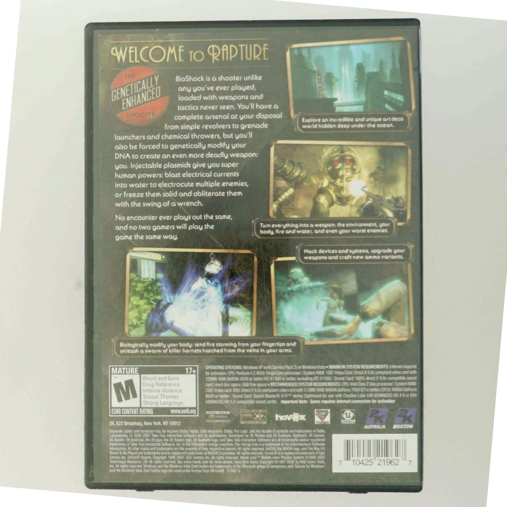 BioShock PC Spil fra 2K Games