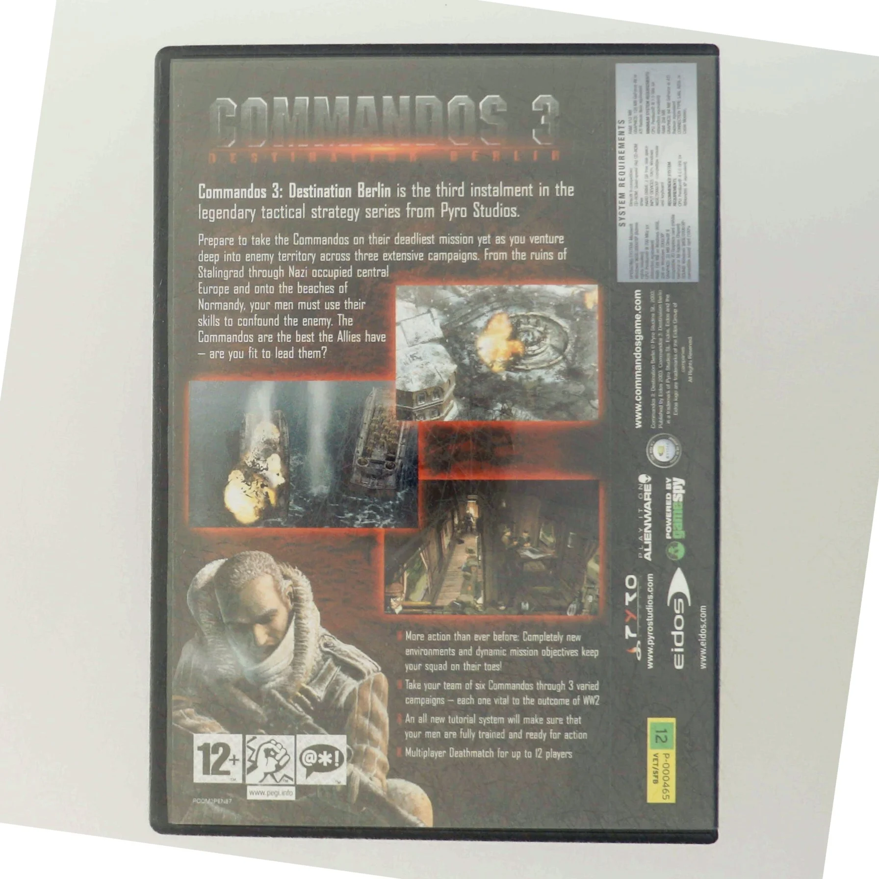 Commandos 3: Destination Berlin PC-spil fra Eidos Interactive