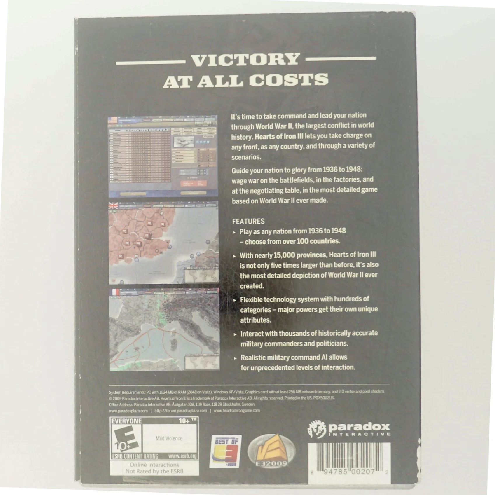 Hearts of Iron III PC-spil fra Paradox Interactive