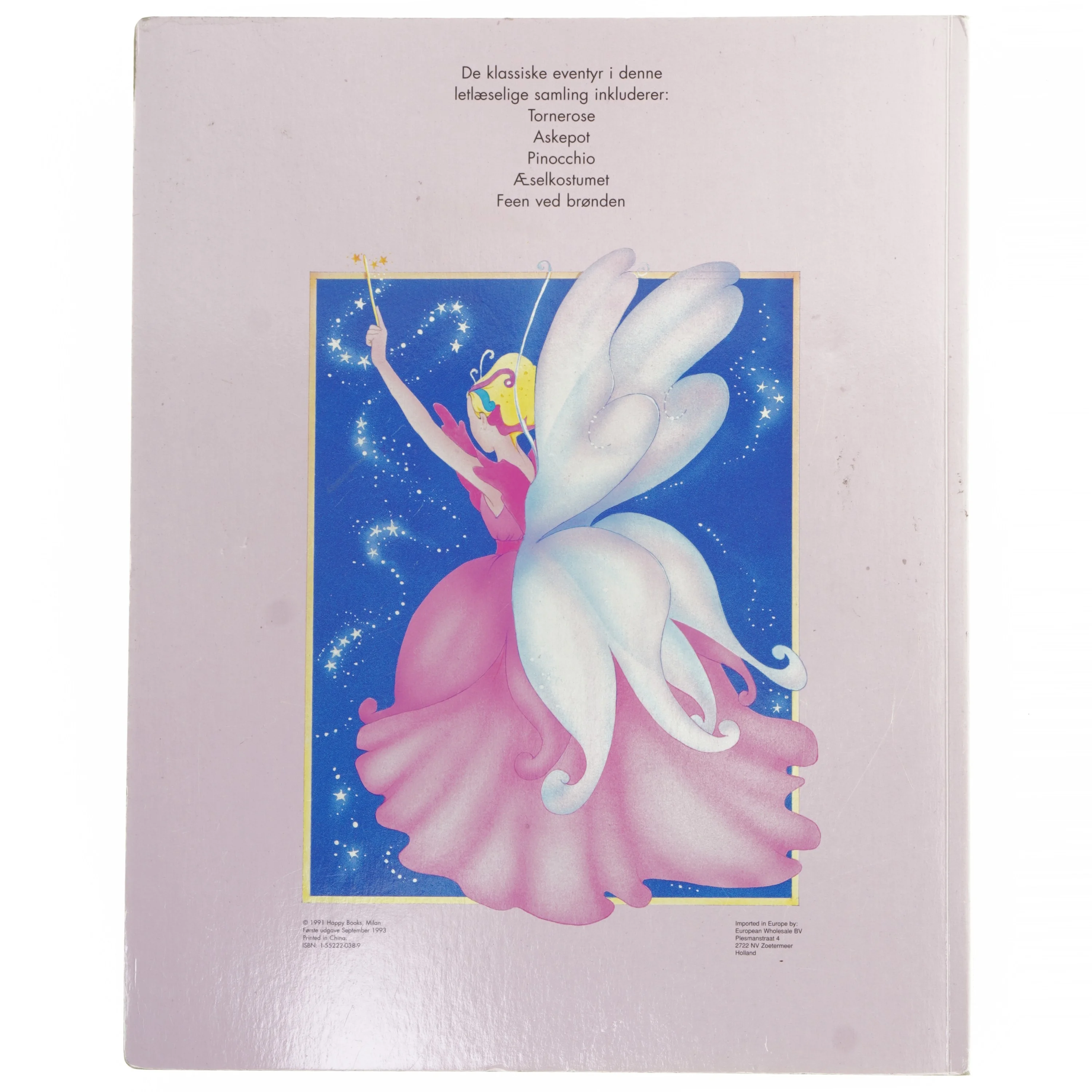 Børnebog med klassiske eventyr fra Fabbri Editori (str. 50 x 40 cm)