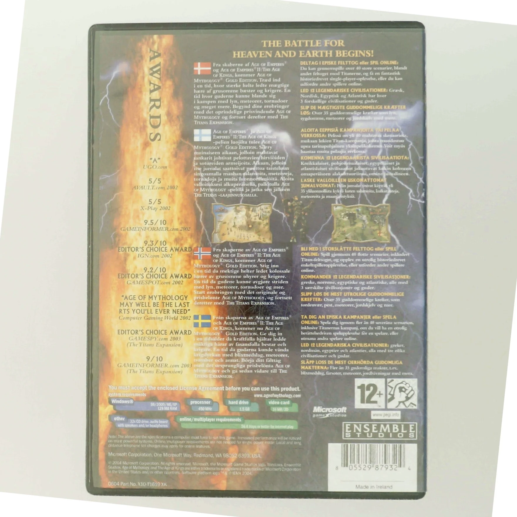 PC-spil, Age of Mythology Gold Edition fra Microsoft