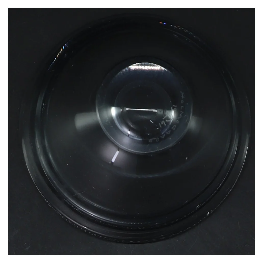 Transparent glasvase fra Holmegaard (str. Ø 10 cm højde 10 cm)