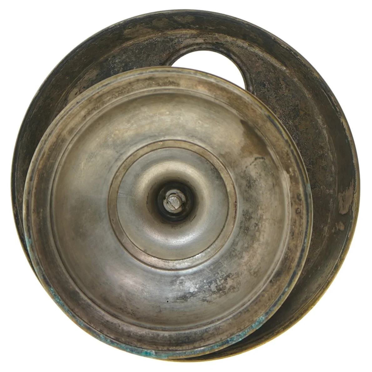 Antik karafelholder med glasflasker (str. 35 cm)